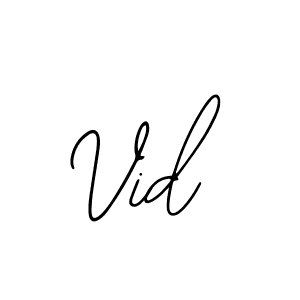 Vid stylish signature style. Best Handwritten Sign (Bearetta-2O07w) for my name. Handwritten Signature Collection Ideas for my name Vid. Vid signature style 12 images and pictures png