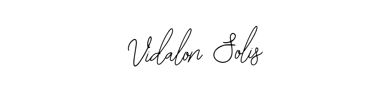 Create a beautiful signature design for name Vidalon Solis. With this signature (Bearetta-2O07w) fonts, you can make a handwritten signature for free. Vidalon Solis signature style 12 images and pictures png