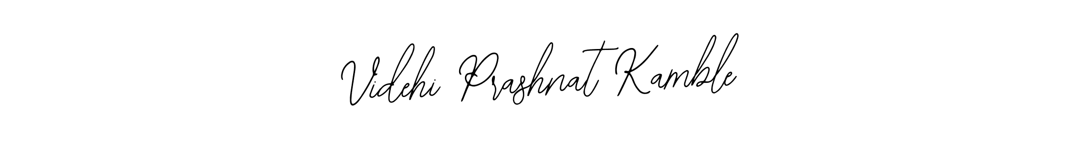 Make a beautiful signature design for name Videhi Prashnat Kamble. Use this online signature maker to create a handwritten signature for free. Videhi Prashnat Kamble signature style 12 images and pictures png