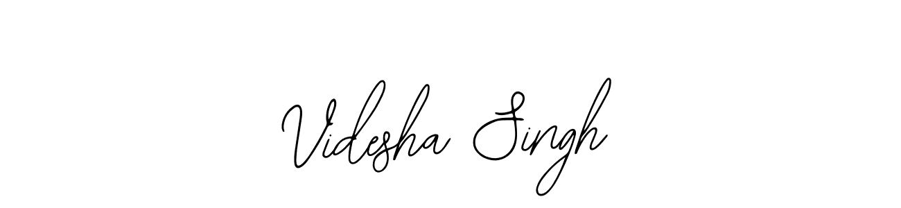 You should practise on your own different ways (Bearetta-2O07w) to write your name (Videsha Singh) in signature. don't let someone else do it for you. Videsha Singh signature style 12 images and pictures png