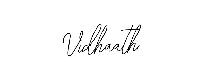 Use a signature maker to create a handwritten signature online. With this signature software, you can design (Bearetta-2O07w) your own signature for name Vidhaath. Vidhaath signature style 12 images and pictures png