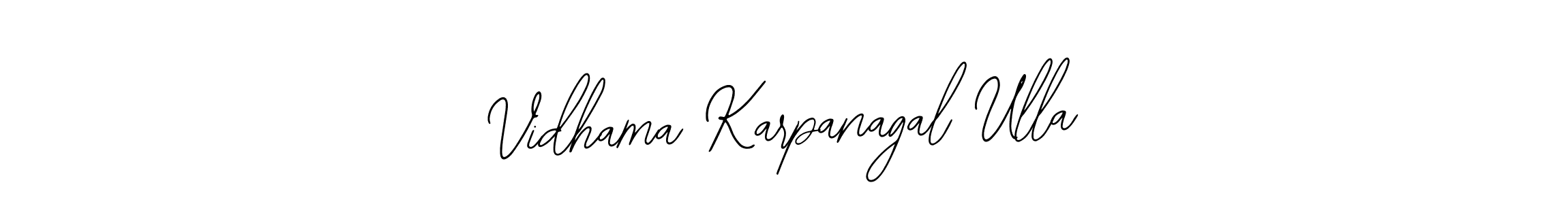 if you are searching for the best signature style for your name Vidhama Karpanagal Ulla. so please give up your signature search. here we have designed multiple signature styles  using Bearetta-2O07w. Vidhama Karpanagal Ulla signature style 12 images and pictures png