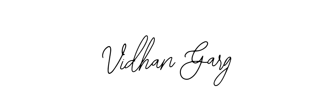 Use a signature maker to create a handwritten signature online. With this signature software, you can design (Bearetta-2O07w) your own signature for name Vidhan Garg. Vidhan Garg signature style 12 images and pictures png