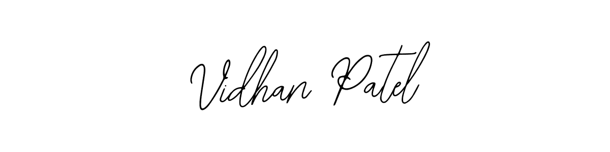 The best way (Bearetta-2O07w) to make a short signature is to pick only two or three words in your name. The name Vidhan Patel include a total of six letters. For converting this name. Vidhan Patel signature style 12 images and pictures png