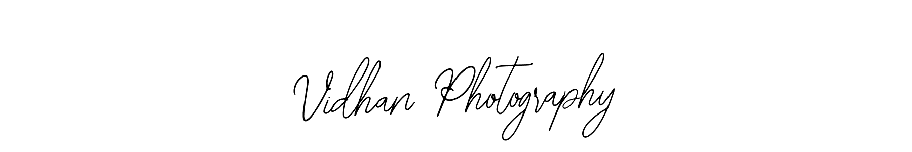How to make Vidhan Photography name signature. Use Bearetta-2O07w style for creating short signs online. This is the latest handwritten sign. Vidhan Photography signature style 12 images and pictures png
