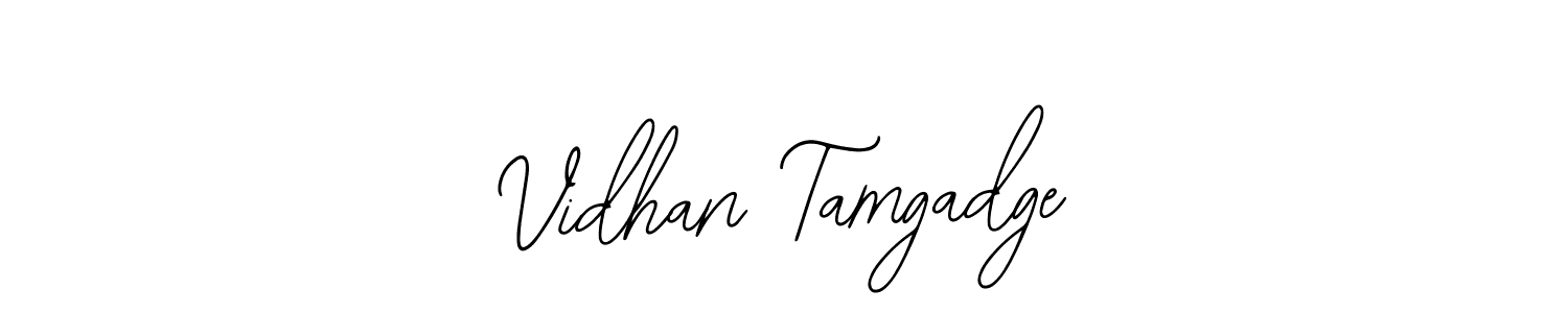 Also we have Vidhan Tamgadge name is the best signature style. Create professional handwritten signature collection using Bearetta-2O07w autograph style. Vidhan Tamgadge signature style 12 images and pictures png