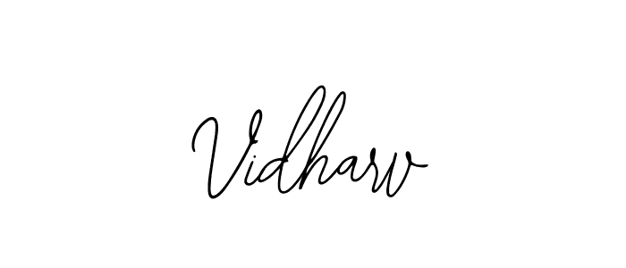 How to Draw Vidharv signature style? Bearetta-2O07w is a latest design signature styles for name Vidharv. Vidharv signature style 12 images and pictures png