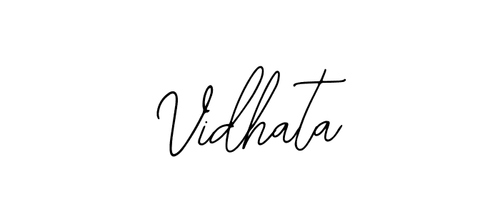 Similarly Bearetta-2O07w is the best handwritten signature design. Signature creator online .You can use it as an online autograph creator for name Vidhata. Vidhata signature style 12 images and pictures png