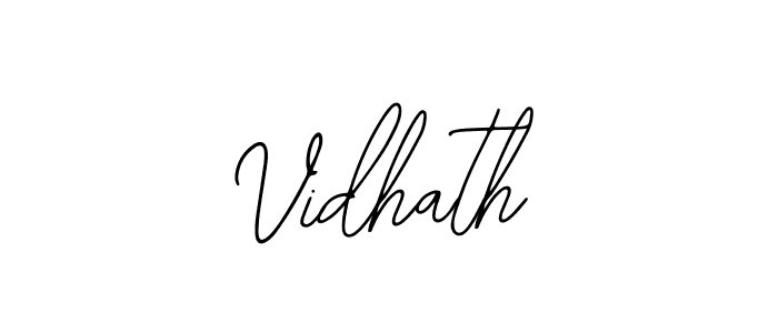 if you are searching for the best signature style for your name Vidhath. so please give up your signature search. here we have designed multiple signature styles  using Bearetta-2O07w. Vidhath signature style 12 images and pictures png