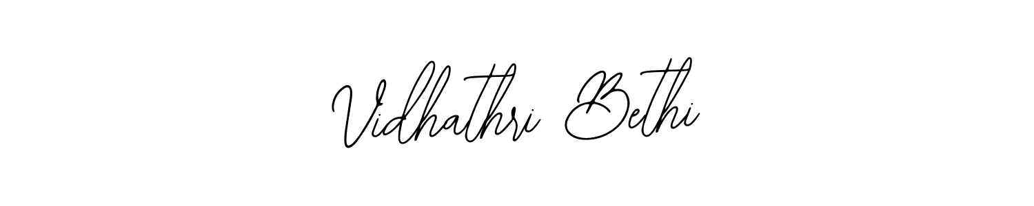 Design your own signature with our free online signature maker. With this signature software, you can create a handwritten (Bearetta-2O07w) signature for name Vidhathri Bethi. Vidhathri Bethi signature style 12 images and pictures png