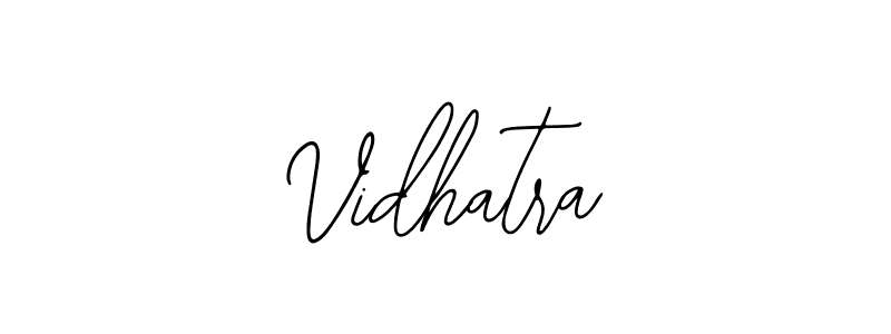 The best way (Bearetta-2O07w) to make a short signature is to pick only two or three words in your name. The name Vidhatra include a total of six letters. For converting this name. Vidhatra signature style 12 images and pictures png