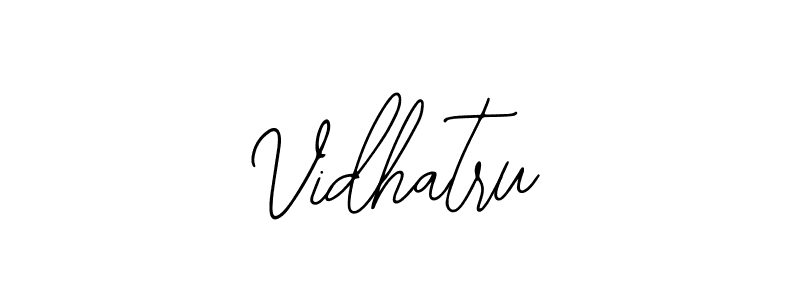 Also we have Vidhatru name is the best signature style. Create professional handwritten signature collection using Bearetta-2O07w autograph style. Vidhatru signature style 12 images and pictures png
