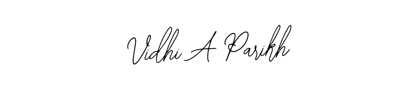 You should practise on your own different ways (Bearetta-2O07w) to write your name (Vidhi A Parikh) in signature. don't let someone else do it for you. Vidhi A Parikh signature style 12 images and pictures png