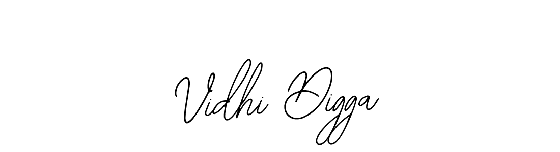 Make a beautiful signature design for name Vidhi Digga. Use this online signature maker to create a handwritten signature for free. Vidhi Digga signature style 12 images and pictures png