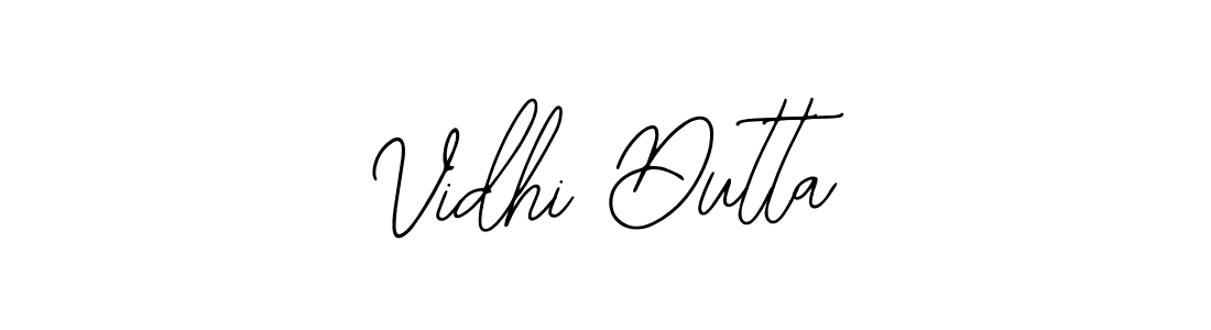 Use a signature maker to create a handwritten signature online. With this signature software, you can design (Bearetta-2O07w) your own signature for name Vidhi Dutta. Vidhi Dutta signature style 12 images and pictures png