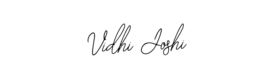 You should practise on your own different ways (Bearetta-2O07w) to write your name (Vidhi Joshi) in signature. don't let someone else do it for you. Vidhi Joshi signature style 12 images and pictures png