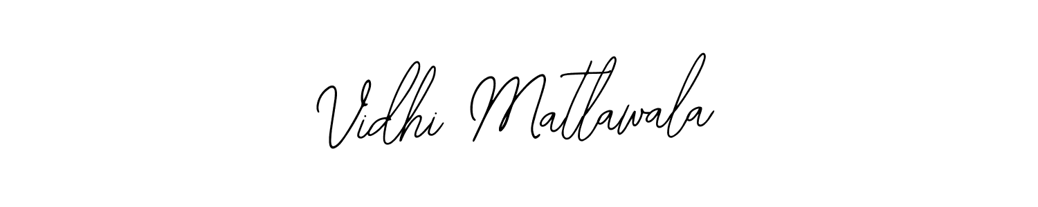 Make a beautiful signature design for name Vidhi Matlawala. Use this online signature maker to create a handwritten signature for free. Vidhi Matlawala signature style 12 images and pictures png