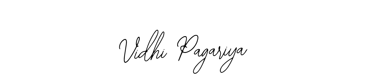 You should practise on your own different ways (Bearetta-2O07w) to write your name (Vidhi Pagariya) in signature. don't let someone else do it for you. Vidhi Pagariya signature style 12 images and pictures png