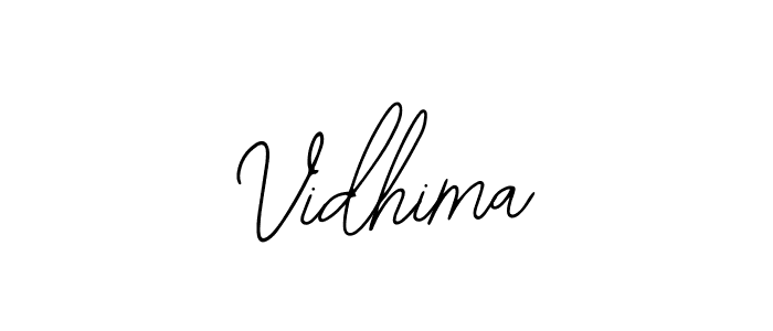 How to make Vidhima signature? Bearetta-2O07w is a professional autograph style. Create handwritten signature for Vidhima name. Vidhima signature style 12 images and pictures png