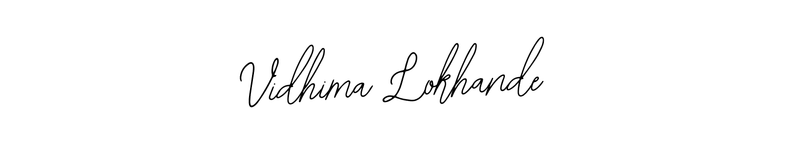 See photos of Vidhima Lokhande official signature by Spectra . Check more albums & portfolios. Read reviews & check more about Bearetta-2O07w font. Vidhima Lokhande signature style 12 images and pictures png
