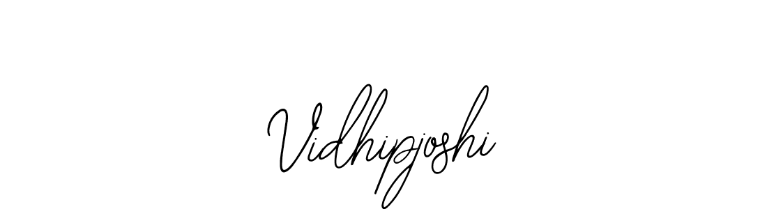 You should practise on your own different ways (Bearetta-2O07w) to write your name (Vidhipjoshi) in signature. don't let someone else do it for you. Vidhipjoshi signature style 12 images and pictures png