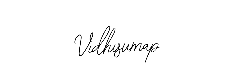 The best way (Bearetta-2O07w) to make a short signature is to pick only two or three words in your name. The name Vidhisumap include a total of six letters. For converting this name. Vidhisumap signature style 12 images and pictures png