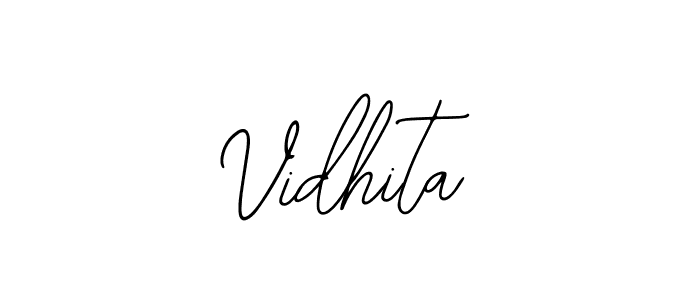 Also we have Vidhita name is the best signature style. Create professional handwritten signature collection using Bearetta-2O07w autograph style. Vidhita signature style 12 images and pictures png