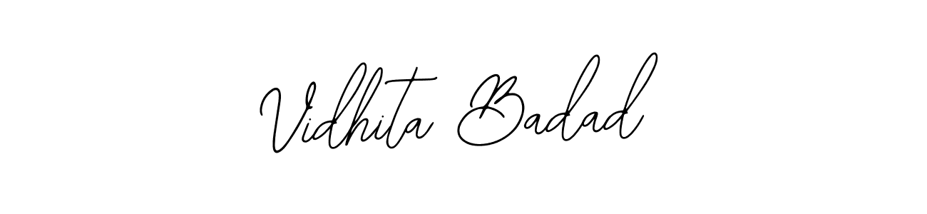 Vidhita Badad stylish signature style. Best Handwritten Sign (Bearetta-2O07w) for my name. Handwritten Signature Collection Ideas for my name Vidhita Badad. Vidhita Badad signature style 12 images and pictures png