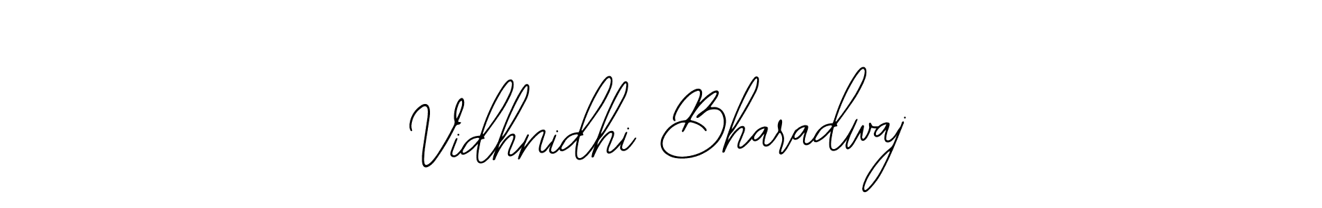 Make a beautiful signature design for name Vidhnidhi Bharadwaj. Use this online signature maker to create a handwritten signature for free. Vidhnidhi Bharadwaj signature style 12 images and pictures png