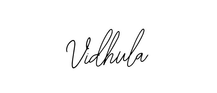 Design your own signature with our free online signature maker. With this signature software, you can create a handwritten (Bearetta-2O07w) signature for name Vidhula. Vidhula signature style 12 images and pictures png