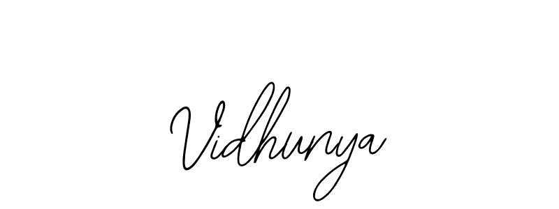 You can use this online signature creator to create a handwritten signature for the name Vidhunya. This is the best online autograph maker. Vidhunya signature style 12 images and pictures png