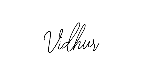Best and Professional Signature Style for Vidhur. Bearetta-2O07w Best Signature Style Collection. Vidhur signature style 12 images and pictures png