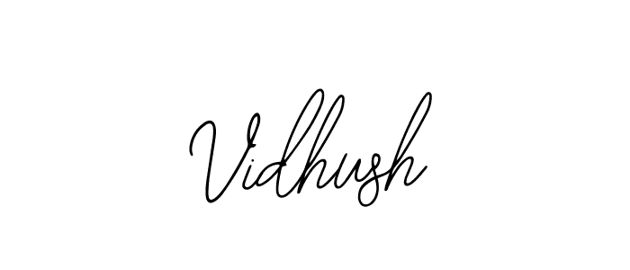 if you are searching for the best signature style for your name Vidhush. so please give up your signature search. here we have designed multiple signature styles  using Bearetta-2O07w. Vidhush signature style 12 images and pictures png