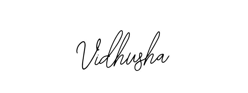 Also we have Vidhusha name is the best signature style. Create professional handwritten signature collection using Bearetta-2O07w autograph style. Vidhusha signature style 12 images and pictures png