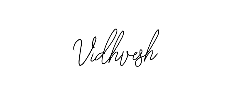 How to make Vidhvesh signature? Bearetta-2O07w is a professional autograph style. Create handwritten signature for Vidhvesh name. Vidhvesh signature style 12 images and pictures png