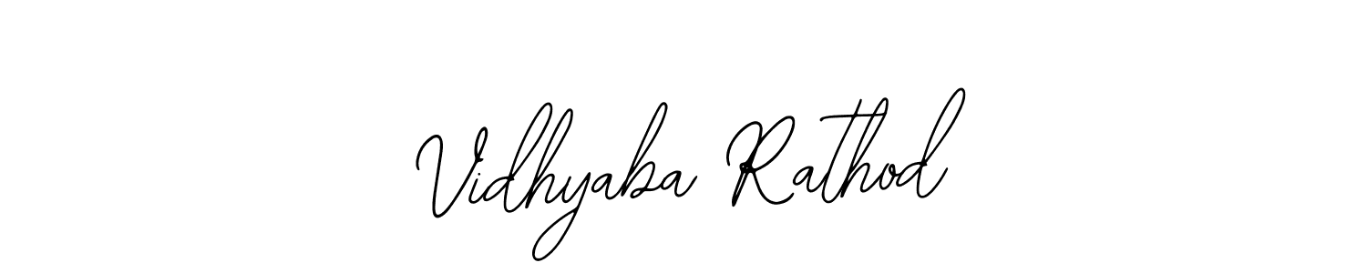 How to Draw Vidhyaba Rathod signature style? Bearetta-2O07w is a latest design signature styles for name Vidhyaba Rathod. Vidhyaba Rathod signature style 12 images and pictures png
