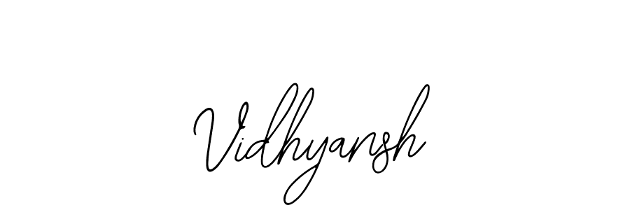 if you are searching for the best signature style for your name Vidhyansh. so please give up your signature search. here we have designed multiple signature styles  using Bearetta-2O07w. Vidhyansh signature style 12 images and pictures png