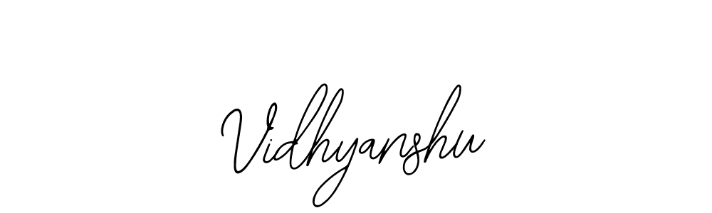 How to Draw Vidhyanshu signature style? Bearetta-2O07w is a latest design signature styles for name Vidhyanshu. Vidhyanshu signature style 12 images and pictures png