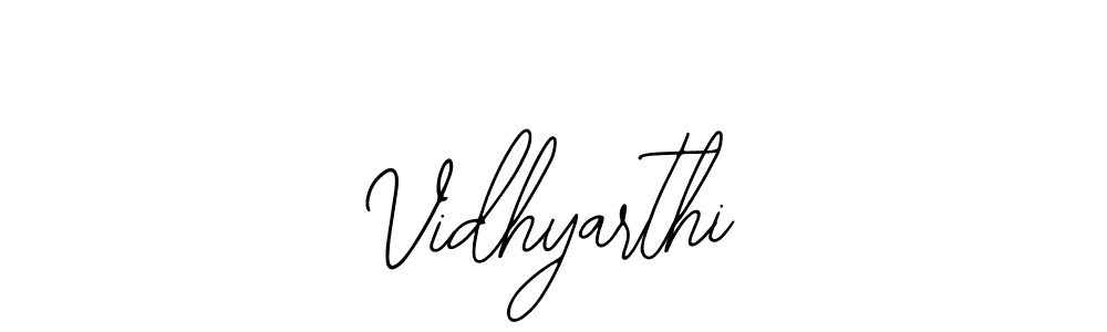 Design your own signature with our free online signature maker. With this signature software, you can create a handwritten (Bearetta-2O07w) signature for name Vidhyarthi. Vidhyarthi signature style 12 images and pictures png