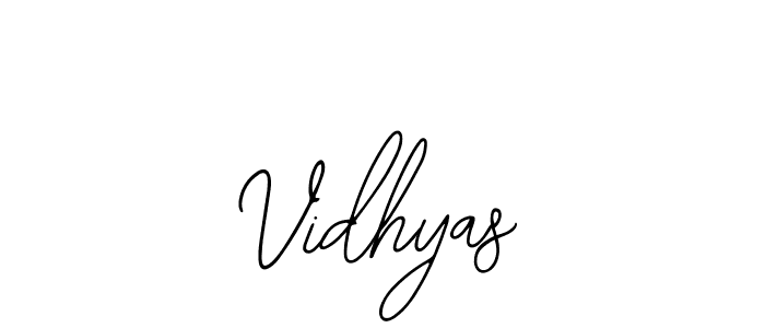 You should practise on your own different ways (Bearetta-2O07w) to write your name (Vidhyas) in signature. don't let someone else do it for you. Vidhyas signature style 12 images and pictures png