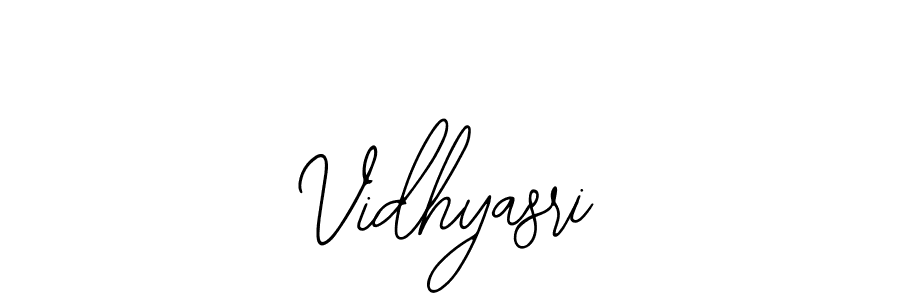 How to make Vidhyasri signature? Bearetta-2O07w is a professional autograph style. Create handwritten signature for Vidhyasri name. Vidhyasri signature style 12 images and pictures png