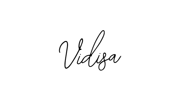 Make a beautiful signature design for name Vidisa. Use this online signature maker to create a handwritten signature for free. Vidisa signature style 12 images and pictures png