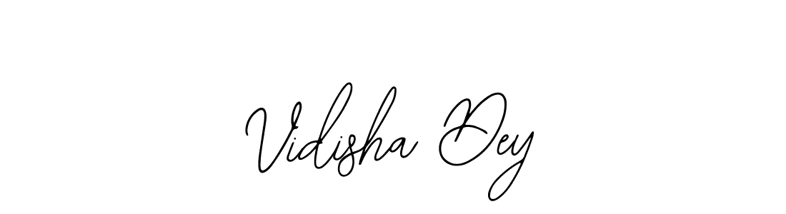 How to make Vidisha Dey signature? Bearetta-2O07w is a professional autograph style. Create handwritten signature for Vidisha Dey name. Vidisha Dey signature style 12 images and pictures png