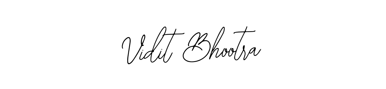 Create a beautiful signature design for name Vidit Bhootra. With this signature (Bearetta-2O07w) fonts, you can make a handwritten signature for free. Vidit Bhootra signature style 12 images and pictures png