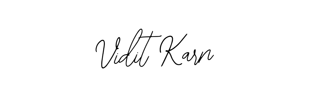 How to Draw Vidit Karn signature style? Bearetta-2O07w is a latest design signature styles for name Vidit Karn. Vidit Karn signature style 12 images and pictures png