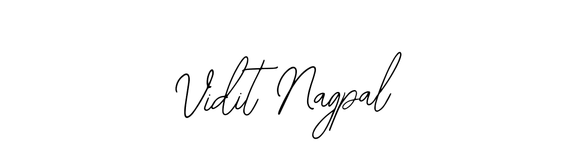 Make a beautiful signature design for name Vidit Nagpal. Use this online signature maker to create a handwritten signature for free. Vidit Nagpal signature style 12 images and pictures png