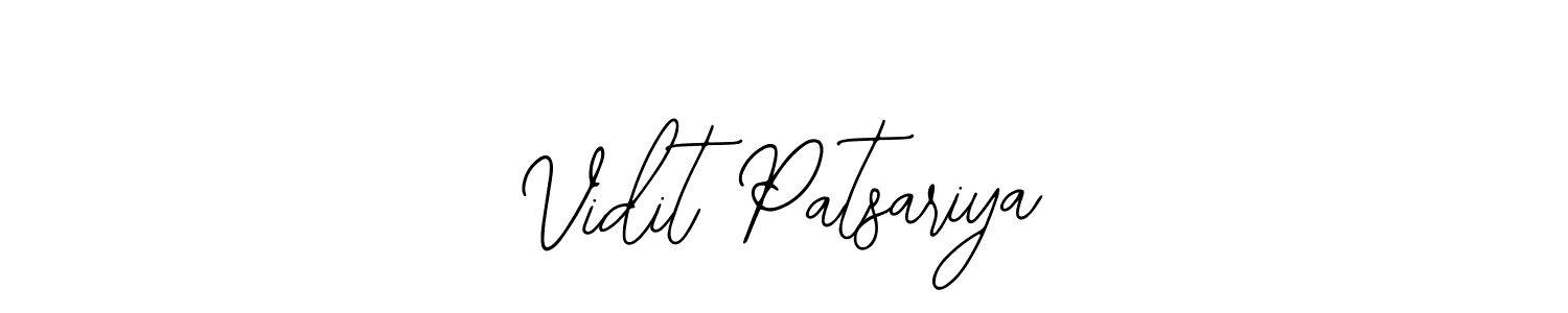 Also You can easily find your signature by using the search form. We will create Vidit Patsariya name handwritten signature images for you free of cost using Bearetta-2O07w sign style. Vidit Patsariya signature style 12 images and pictures png