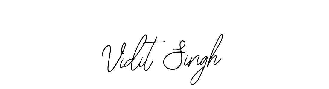 Make a beautiful signature design for name Vidit Singh. With this signature (Bearetta-2O07w) style, you can create a handwritten signature for free. Vidit Singh signature style 12 images and pictures png