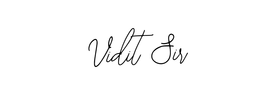 if you are searching for the best signature style for your name Vidit Sir. so please give up your signature search. here we have designed multiple signature styles  using Bearetta-2O07w. Vidit Sir signature style 12 images and pictures png