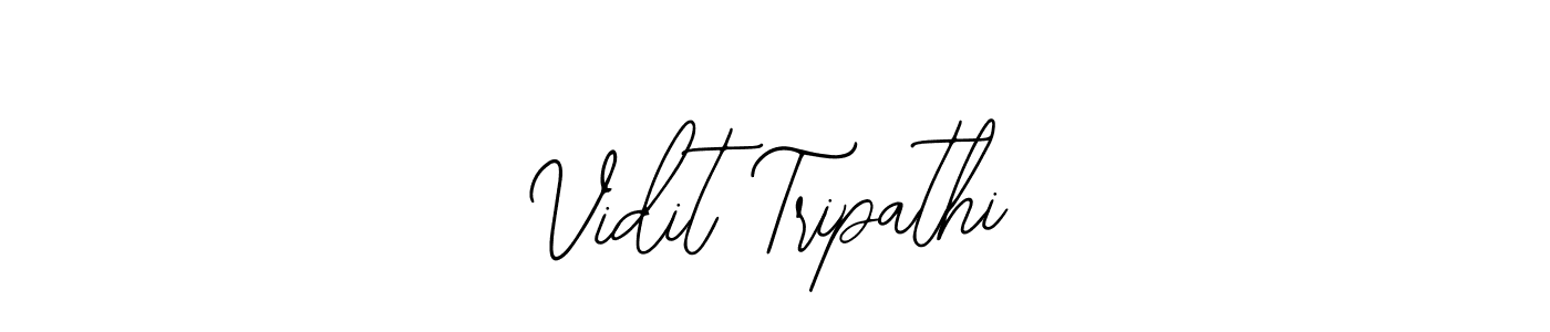 Vidit Tripathi stylish signature style. Best Handwritten Sign (Bearetta-2O07w) for my name. Handwritten Signature Collection Ideas for my name Vidit Tripathi. Vidit Tripathi signature style 12 images and pictures png